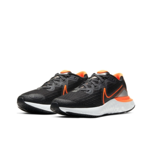 Nike Renew Run Non Slip Легкий Низкий Топ Повседневные Беговые кроссовки Женские Черный Оранжевый
