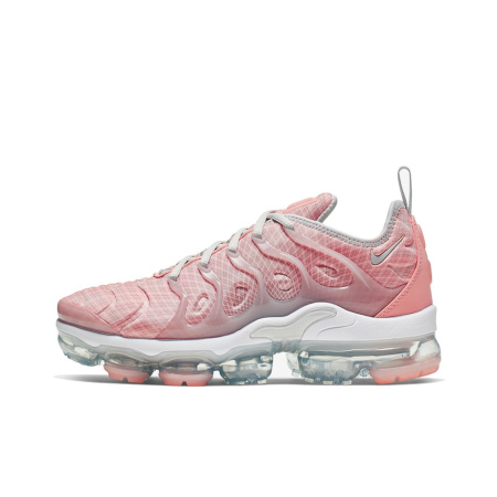 Nike Vapormax Plus ПУ (полиуретан) Амортизация Низкие Беговые Кроссовки Женские Коралловый Пудра