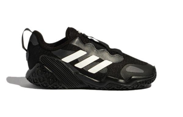 Adidas 4Uture Дышащая Низкая Обувь для Малышей Черная для Новорожденных и Малышей