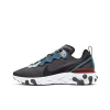 Nike React Element 55 Ткань Амортизация Противоскользящие Низкие Кроссовки для Бега Унисекс Серый Синий