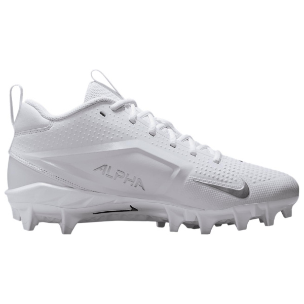 Nike Alpha Menace 4 Противоскользящие Устойчивые к износу Футбольные бутсы Унисекс Белые
