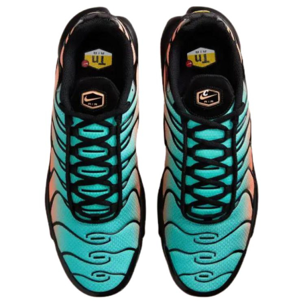 Nike Air Max Plus Сетка Устойчивая к истиранию Низкие Повседневные Беговые Кроссовки Унисекс Розовые Синие