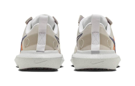 nike Crater Impact BP Anti Slip Slip Resistant Низкий Топ Детские Лайфстайл Обувь Белый-коричневый Дети Возраст 3-7 лет
