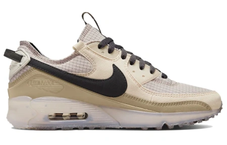 Nike Air Max 90 Low Топ Амортизирующие Повседневные Беговые Кроссовки Унисекс Хаки Перерабатываемый Материал