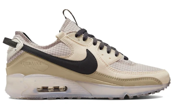 Nike Air Max 90 Low Топ Амортизирующие Повседневные Беговые Кроссовки Унисекс Хаки Перерабатываемый Материал