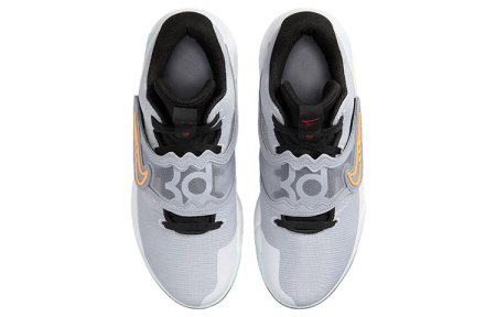 Nike KD Trey 5 X Low Топ Баскетбольные кроссовки для игры Мужской Серый Зеленый Азиатская версия