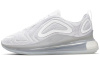 Nike Air MAX 720 Сетчатая ткань Низкий топ Повседневная обувь Женская Чисто белый