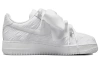 Nike Air Force 1 LX 'Triple White' Бант Низкие Кроссовки для скейтбординга Женские Белые
