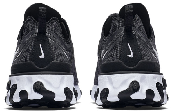 Nike React Element 55 Low Кроссовки для бега Унисекс Серый Серебряный