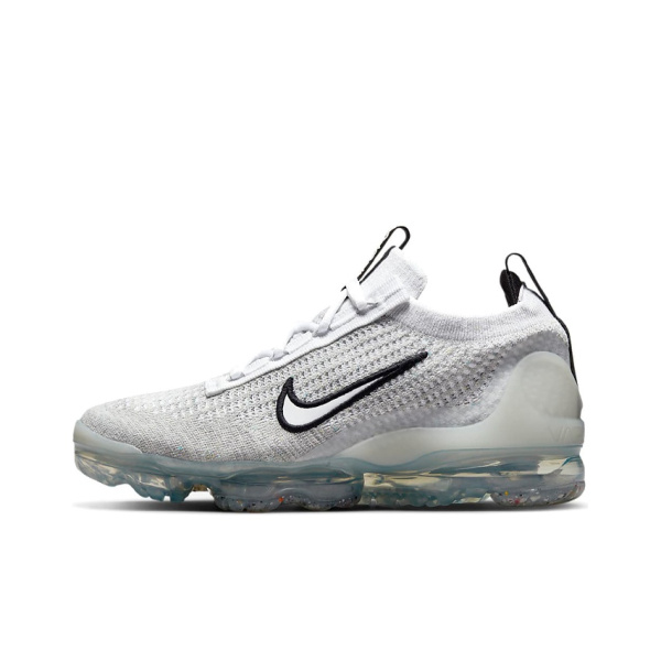 Nike Air Vapormax Ткань Низкие Кроссовки для Бега и Марафонов Женские Серый Белый