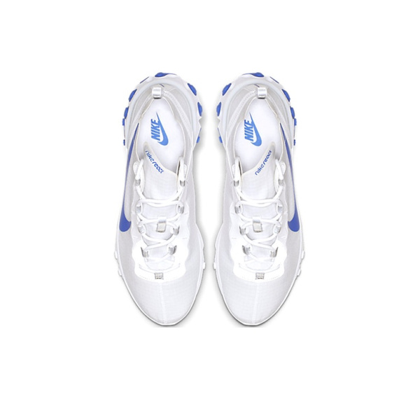 Nike React Element 55 Амортизация Дышащий Баланс Легкий Низкий Топ Повседневные Беговые Кроссовки Мужские Синие