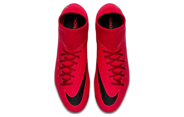 Nike HYPERVENOM PHELON 3 Износостойкие и Легкие Футбольные бутсы Мужские Красный Черный