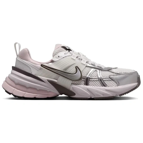 Nike V2K Run Устойчивый к истиранию Низкий Топ Резина Повседневные Беговые Кроссовки Женские Серые
