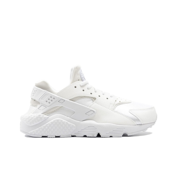 Nike Huarache Run Амортизация Противоскользящие Устойчивые к истиранию Низкие Беговые кроссовки Женские Белые