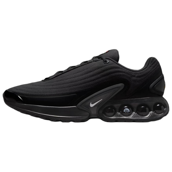 Nike Air Max DN Устойчивые к истиранию Низкие Беговые кроссовки Мужские Черные