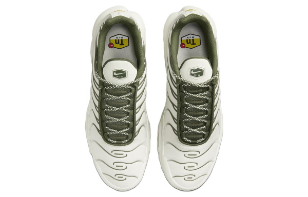Nike Air Max Plus Устойчивые к истиранию Низкие Повседневные Мужские Кроссовки Бежево-зеленые