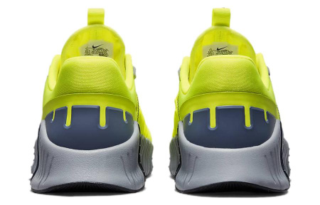 Nike Free Metcon 5 Амортизация Противоскользящие Низкие Кроссовки для тренировок Мужские Желто-серые