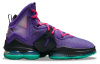 Nike Lebron 19 EP 'Фиолетовый Бирюзовый' Высокие Баскетбольные Кроссовки Мужские Фиолетовые Азиатская Версия