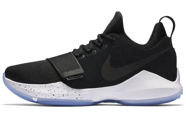 Nike PG 1 BLACK TIE Нескользящие Легкие Низкие Баскетбольные Кроссовки для Игры Мужские Черные Международная Версия