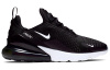 Nike Air Max 270 Canvas Low Top Air Cushion Повседневные Беговые Кроссовки Унисекс Черный Белый