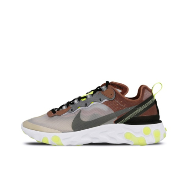 Nike React Element 87 Сетка Текстиль Синтетическая кожа Амортизация Противоскользящий Устойчивый к истиранию Легкий
