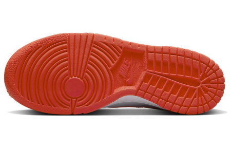Nike Dunk High 'Picante Красный' Синтетическая кожа кожа против скольжения амортизация высокий топ