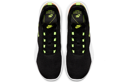 Nike Air MAX MOTION Лоскутная ткань Амортизация Поддержка Низкий топ Повседневные беговые кроссовки Мужские Черно-белые