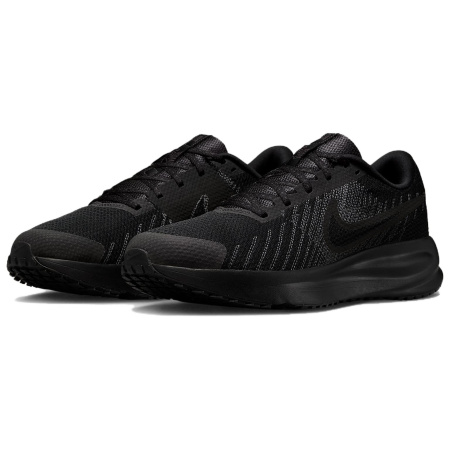 Nike RUN DEFY Комфортный Дышащий Низкий Топ Повседневные Беговые Кроссовки Мужские Черные