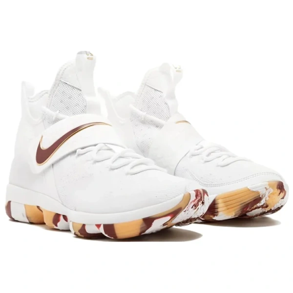 Nike Lebron 14 Wine James 14 Нон-Слип Легкий Высокий Топ Баскетбольные Кроссовки для Игры Мужской Белый