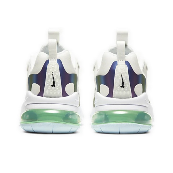 Nike Air Max 270 Ткань Низкий Верх Амортизирующие Повседневные Беговые Кроссовки Женские Синие Зеленые