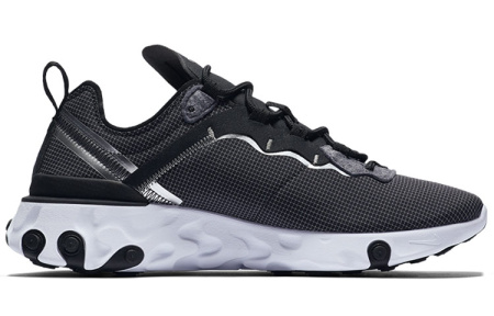 Nike React Element 55 Low Кроссовки для бега Унисекс Серый Серебряный