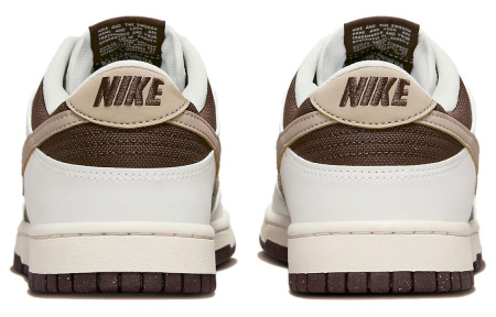 Nike Dunk Low Top Скейтборд Кроссовки Унисекс Коричневый Белый
