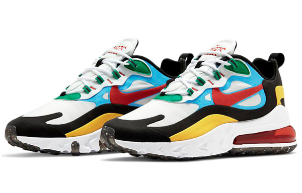Nike Air Max 270 Амортизация Низкий Топ Повседневные Беговые Кроссовки Мужские Многоцветные