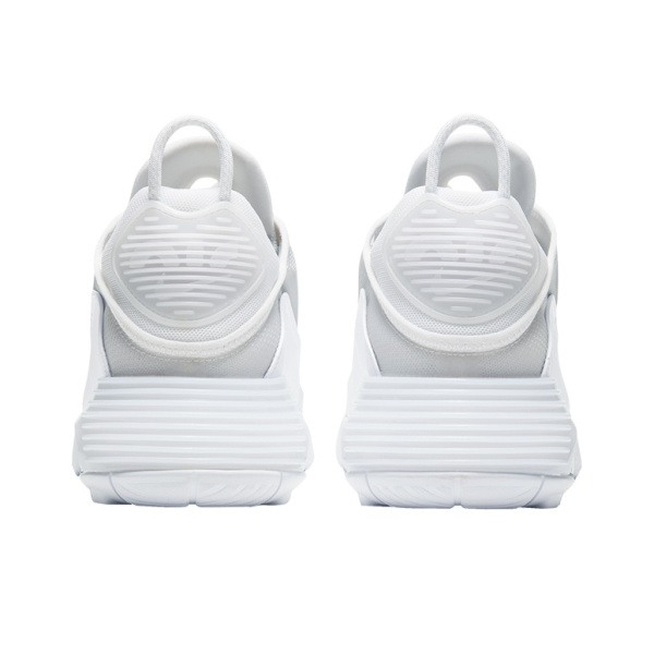 Nike Air Max 2090 Винтаж Устойчивые к истиранию Низкие Повседневные Беговые Кроссовки Унисекс Чисто Белые