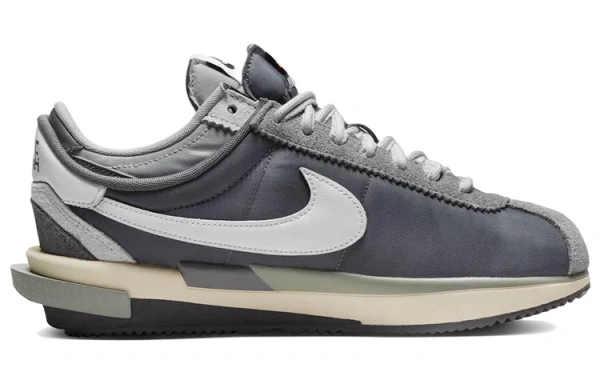 Sacai X Nike Zoom Cortez Ткань против скольжения и дышащая низкий верх повседневный городской коммутатор