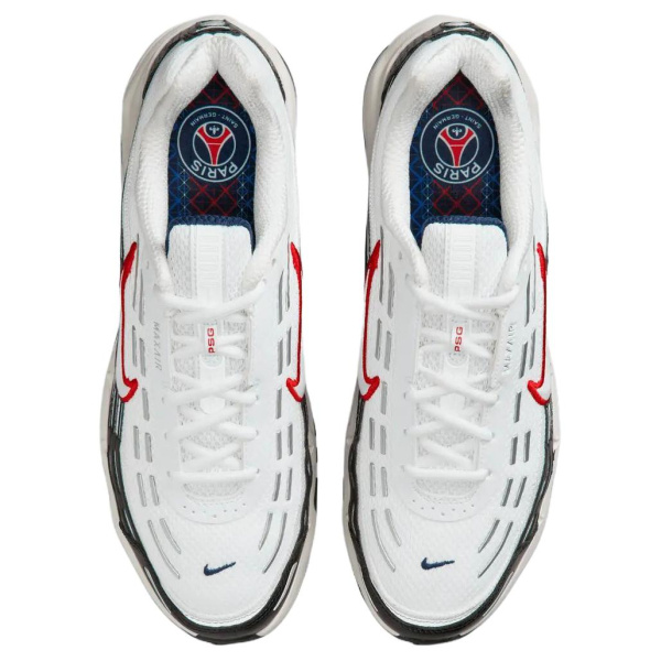PSG X Nike AIR MAX TL 2,5 Беговые кроссовки Мужские Белый Черный Красный