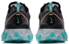 Nike React Element 87 Сетчатая ткань Текстиль Амортизация Баланс Низкий Топ Беговые кроссовки Унисекс Черный Зеленый