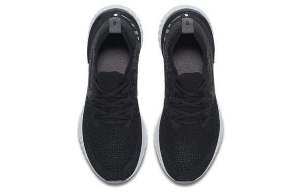 Nike Epic React Flyknit 1 Противоскользящие Низкие Кроссовки для Беговых Занятий Детские Черные Подростковые