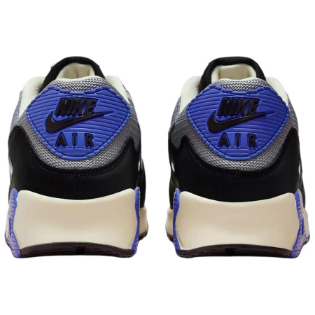 Patta X Nike Air Max 90 Устойчивые к истиранию низкие повседневные беговые кроссовки Мужские Серый Синий