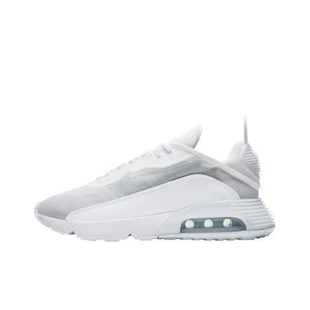 Nike Air Max 2090 Винтаж Устойчивые к истиранию Низкие Повседневные Беговые Кроссовки Унисекс Чисто Белые