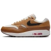 Nike Air Max 1 Low Беговые кроссовки Мужские Коричневый Белый