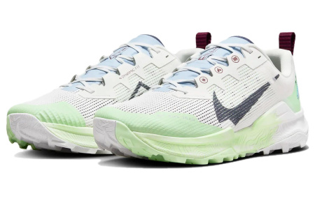 Nike Wildhorse 8 Универсальные Износостойкие Дышащие Низкие Кроссовки для Трейла Беговые Мужские Белые Зеленые