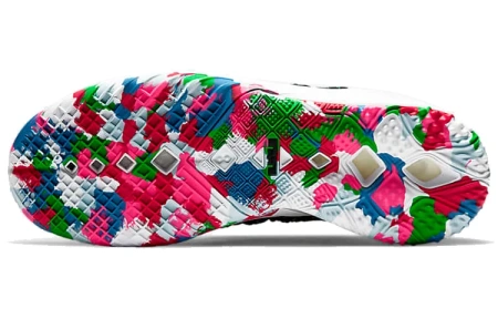 Nike Lebron 18 Low Топ Баскетбольные кроссовки Унисекс Черный Белый Розовый Азиатская версия