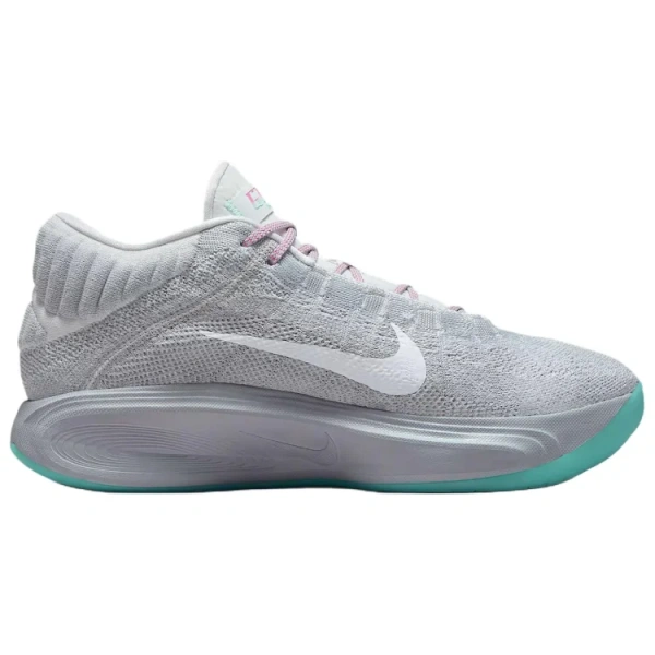 Nike GT Hustle 3 Противоскользящие Устойчивые к истиранию Низкие Баскетбольные Кроссовки Унисекс Серый Синий