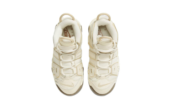 Nike Air More Uptempo BP Коровья кожа Противоскользящие амортизирующие кроссовки для детей Lifestyle