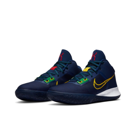 Nike Flytrap 4 Kyrie EP Морские Удобный Круглый Палец Сетка Синтетическая Кожа