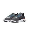 Nike React Element 55 Ткань Амортизация Противоскользящие Низкие Кроссовки для Бега Унисекс Серый Синий