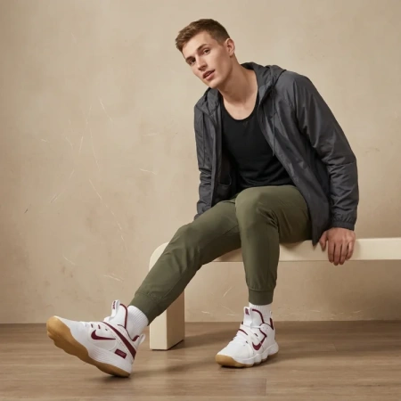 Nike React HyperSet LE противоскользящие устойчивые к истиранию низкие баскетбольные кроссовки унисекс белые