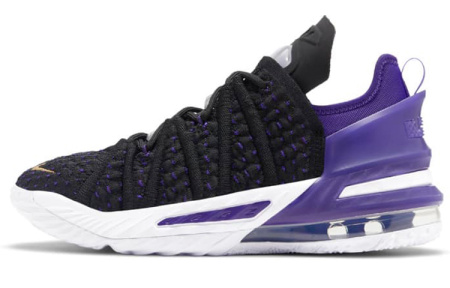 NIKE Lebron 18 GS Противоскользящие Амортизирующие Устойчивые к износу Низкие Детские Баскетбольные Кроссовки