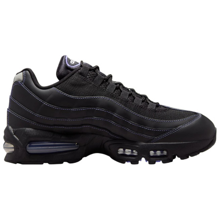Nike Air Max 95 Комфортный Устойчивый к истиранию Низкий Топ Резина Повседневные Беговые Кроссовки Мужские Черные